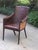 Hickory Chair Furniture Company Leather Hide Armchair After Jean-Michel Frank by Hickory Chair For Sale - Image 4 of 10