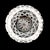 Glass Late 20th Century European Deep-Cut Crystal Geometric Rose Bowl 5" For Sale - Image 7 of 9