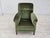 Vintage Danish Highback Relax Chair in Furniture Velour and Beech, 1950s For Sale - Image 10 of 18