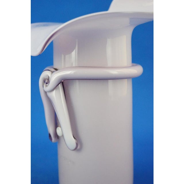 20th Century Purple Sommerso Glass Hat Vase from La Murrina, Italy, 1970s For Sale - Image 17 of 18