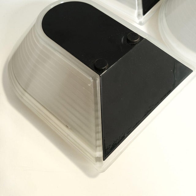 Vintage Trio Prisma Tesi Floral Design Lamps, Italy, 1980s, Set of 3 For Sale - Image 3 of 18