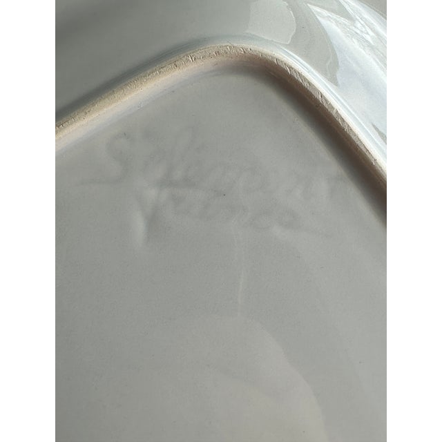 2000 - 2009 Lunéville “Les Coqs” Rooster Serving Platter – French Country Farm Pattern 14" Platter For Sale - Image 5 of 8