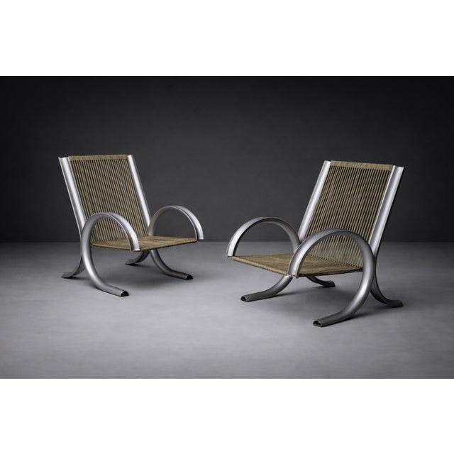 Ferrotipi Prototype Armchairs by Gianantonio Malacrida and P. Resmini, 1968, Set of 2 For Sale - Image 6 of 16