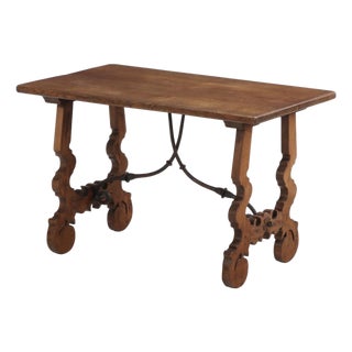1940s French / Spanish Oak Table For Sale