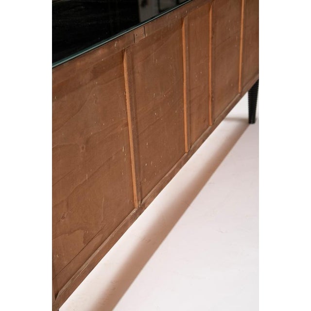 Art Deco Walnut and Maple Sideboard with Handles, 1940 For Sale - Image 13 of 14