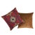 Moroccan Schumacher Temara Embroidered 22" Pillow in Pomegranate For Sale - Image 3 of 5