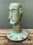 Vintage Steampunk Patinated Resin Bust of Man For Sale In West Palm - Image 6 of 14