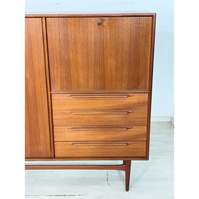 Wood Mid-Century Modern Teak Highboard, 1960s For Sale - Image 7 of 18