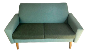 Two-Seater Wool Sofa, Denmark, 1960s