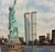Katherine E Gallagher 'lady Liberty Nyc' Statue & Twin Towers New York Aquatint For Sale - Image 11 of 12