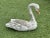 Late 20th Century Wooden Swan Carved and Painted Decoy Sculpture For Sale - Image 5 of 10