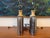 Vintage Sculptural Drip Glaze Ceramic Table Lamps, Pair For Sale - Image 4 of 12
