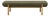 Wood Julianna Green Textured Fabric Bench For Sale - Image 7 of 7