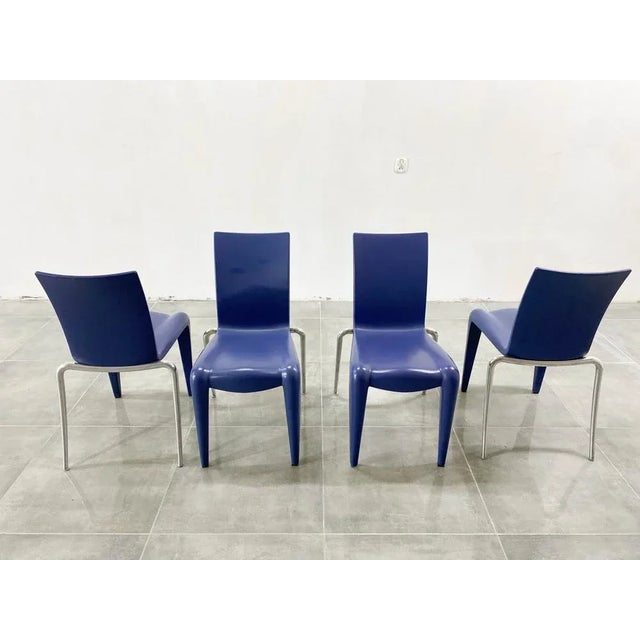 Postmodern Vintage Louis XX Chairs by Philippe Starck for Vitra, 1990s, Set of 4 For Sale - Image 3 of 12