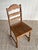 Wood Antique Ladderback Scalloped Dining Chairs, Pair For Sale - Image 7 of 14