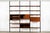 Mid-Century Modern Early Production George Nelson Omni Three-Bay Modular Walnut Wall Unit by Structural Products, Circa 1961 For Sale - Image 3 of 18