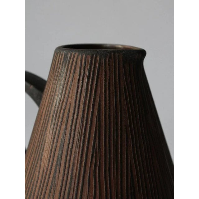 Vintage Danish Mid-Century ceramic jug (0.7), “Copenhagen Teak” model, associated with the studio of Gallo and Everhahn &...