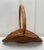 Camel Rustic European Woven Wicker Handle Large Gathering Basket For Sale - Image 8 of 12