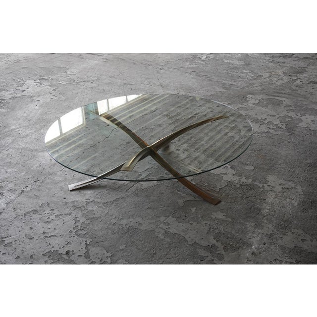 Michel Mangematin Sculptural Bronze Coffee Table by Michel Mangematin, France, 1960s For Sale - Image 4 of 9