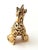 Vintage Mid-Century Gold Ceramic Signed Horse For Sale - Image 10 of 13
