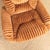 Textile Vintage Brown Lounge Chair For Sale - Image 7 of 14