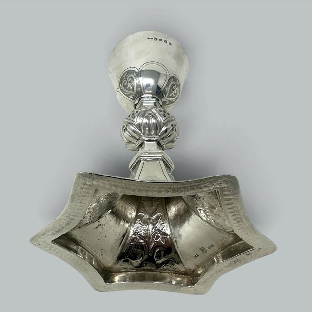 Antique Vintage Sterling Silver Wine Religious Goblet Chalice Irish 1912. 12ozs For Sale - Image 6 of 11