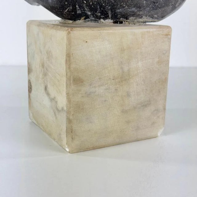 Pietro Cenedella, Abstract Head Sculpture, 1960s-1970s, Marble For Sale - Image 15 of 17