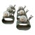 1990s Handcrafted Vintage Steel & Shellcraft Snail Napkin Rings- Set of Six For Sale