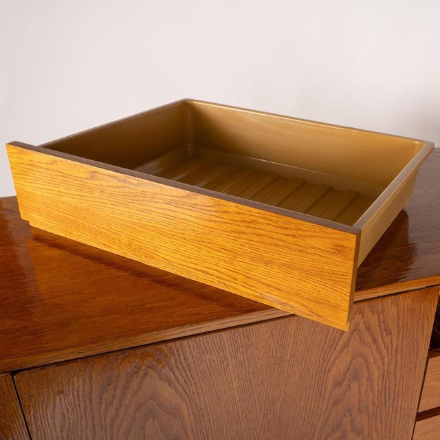 Brown U-460 Sideboard with Plastic Drawers, 1970s For Sale - Image 8 of 11