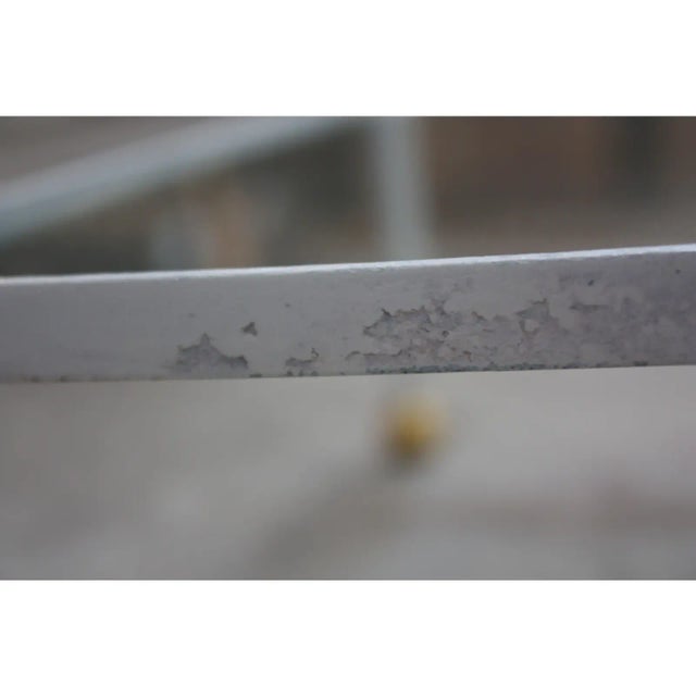 Metal Pair of Mid-Century Painted Iron Arched Etageres For Sale - Image 7 of 13