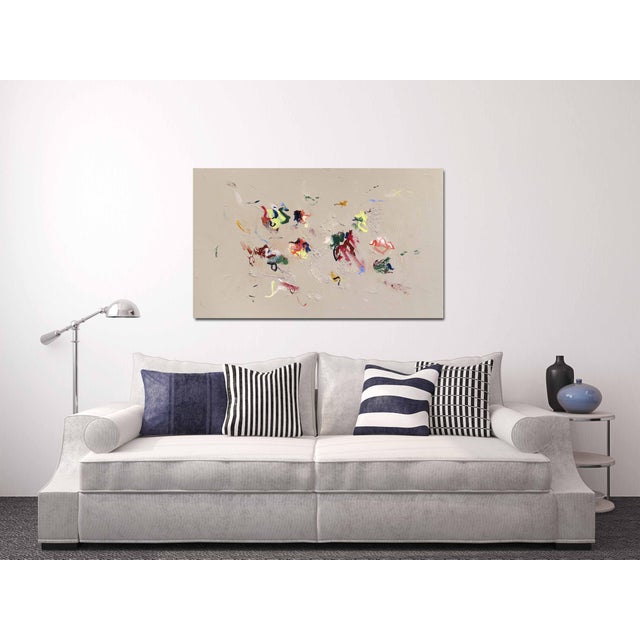 Brown Jack Straw - Original Abstract Mixed Media Graffiti Inspired Painting on Canvas by Amber Goldhammer For Sale - Image 8 of 9