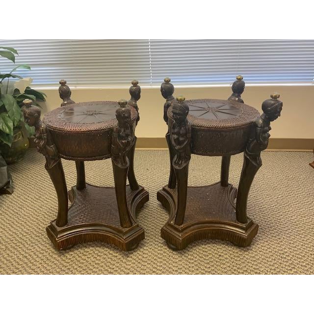 Mid 20th Century Ernest Hemingingway African Queen Collectors Accent Table For Sale - Image 12 of 17