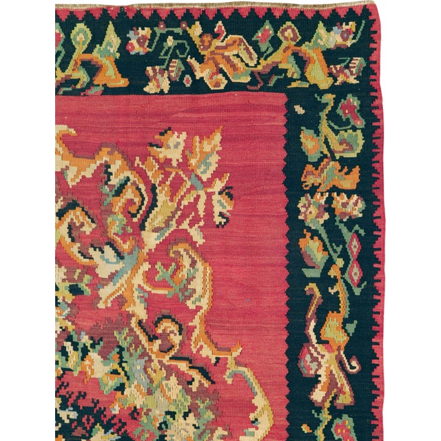 Galerie Shabab Collection Mid-20th Century Russian Bessarabian Flatweave For Sale - Image 4 of 9