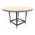 Michael Taylor Outdoor Dining Table With Natural Stone Top For Sale