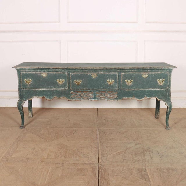 Large English Dresser Base For Sale - Image 18 of 18