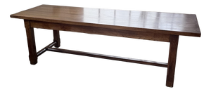Oak Farmhouse Table, 1950s