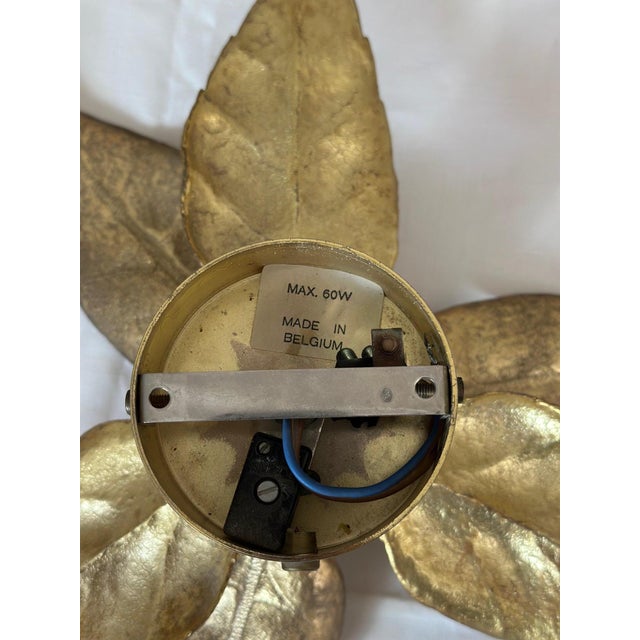 Metal Wall Lights attributed to Willy Daro, 1970s, Set of 2 For Sale - Image 7 of 14