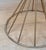 Mid-Century Gold Hour Glass Red Polka Dot Round Vanity Stool For Sale - Image 9 of 10