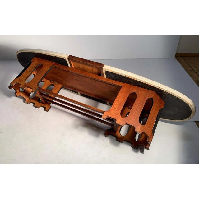 Mid-Century Modern Mid-Century Harvey Probber Surfboard Coffee Table in Terrazzo Marble For Sale - Image 3 of 13