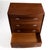t.h. Robsjohn Gibbings Widdicomb Walnut Spear Handle Five Drawer Chest Dresser For Sale - Image 14 of 18