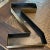 Hollywood Regency Metal Oversized Letter Z For Sale - Image 3 of 4