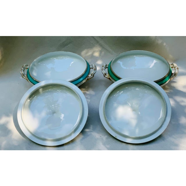 Pair of Mid 19th Century French PorcelainTureens For Sale - Image 4 of 18