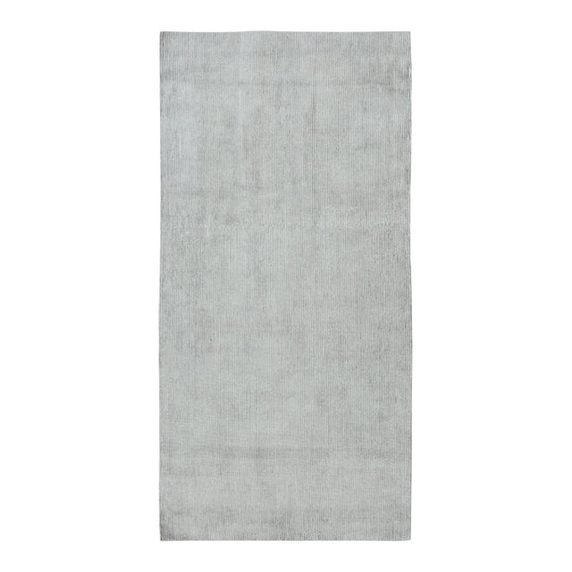 Contemporary Striped Handmade Wool Rug by Doris Leslie Blau For Sale