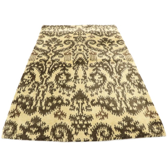 Tribal Modern Style Transitional Rug, 03'00 X 04'10 For Sale - Image 3 of 9