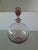 Beautiful Vintage Barware Purple Glass Decanter. Measures approx 9" tall with stopper