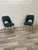 Vintage Lollypop Chairs in Green Upholstery by Antonin Suman, 1960, Set of 2 For Sale - Image 3 of 9