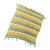 Vintage 1970s Handmade Avocado Green, Mustard Yellow Chevron Afghan Blanket Throw For Sale