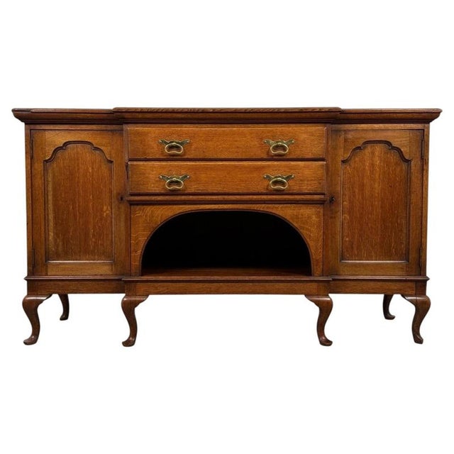Early 20th Century English Oak Sideboard For Sale - Image 14 of 14