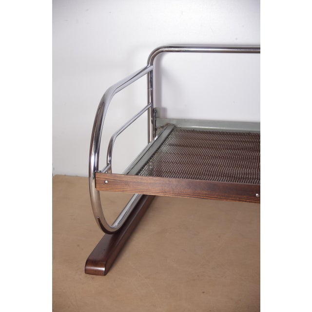 Bauhaus Chrome Sofa by Hynek Gottwald, 1940s For Sale - Image 10 of 18