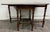 Antique 1920s Colonial Revival Solid Maple Gateleg Drop Leaf Dining Table For Sale - Image 12 of 16